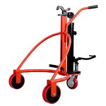 Drum Lift Truck Supplier - 3 Wheel Hydraulic Drum Dolly Trolley