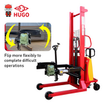 Drum Lifter Stacker Supplier - Manual Oil Drum Rotator Truck