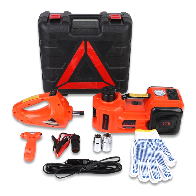 Electric Car Jack Factory - Portable 5 Ton Emergency Tool Kit