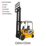 Electric Forklift Factory - Four-wheel Counterbalanced Power Steering