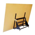 Mobile Logistic Cart Factory - Metal Rack for Tile Glass Transport