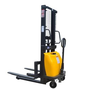 Semi Electric Stacker Factory - 1.5 Ton Mini Light Weight Pallet Stacker