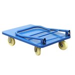 Foldable Trolley Platform Factory - Manual Trailer with Four Wheel