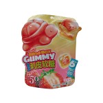 Double Color Candy - OEM Sour Powder Filled Chewy Candy