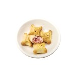小熊造型夹心饼干-可定制草莓巧克力口味糖果厂家