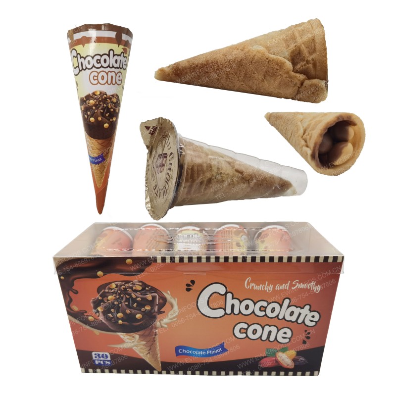 Ice Cream Cone Chocolate - OEM Custom Biscuit Cup Candy