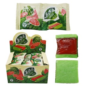 维C泡泡糖-草莓味清真糖果生产