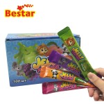 Long Jelly - OEM 4 Fruit Flavor Freeze Candy