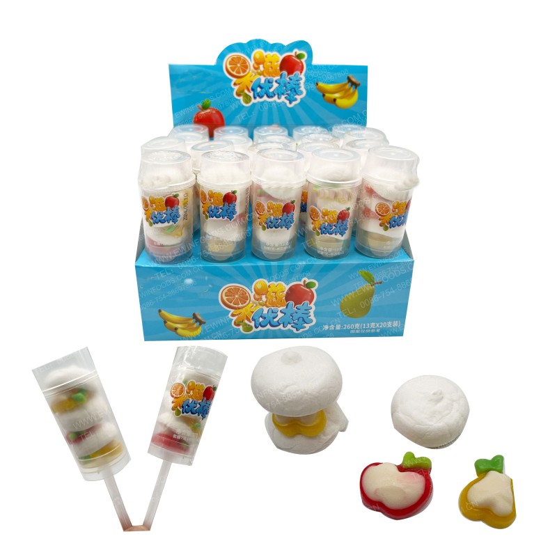 Hot Dog Marshmallow - OEM Fast Food Shape Dulces Candy