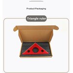 Right Angle Ruler Supplier - Aluminum Alloy Triangle Ruler Tool