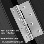 Flat Hinge Supplier - Stainless Steel 4 Inch Mute Hinge