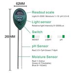 Soil Moisture Tester Factory - 3 in 1 Garden Plant Meter Detector