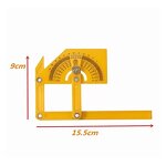 Woodworking Protractor Factory - 0-180 Degree Angle Finder Ruler