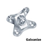 Furniture Connector Supplier - Alloy Plastic Butterfly Angle Panel