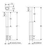 Diamond Hole Opener Factory - Hex Shank Brazing Tile Drill Bit