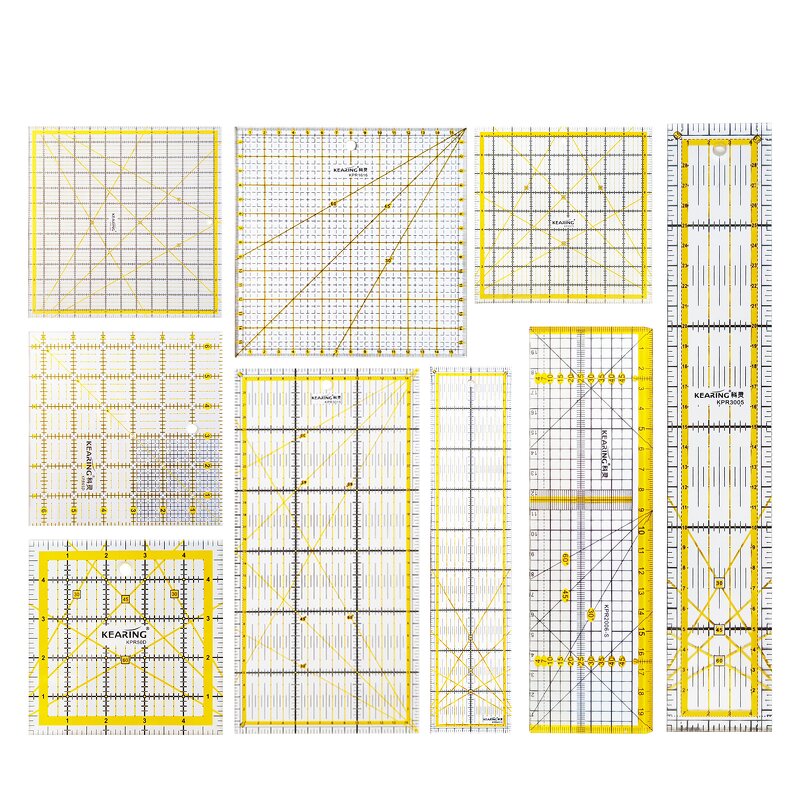 Acrylic Quilting Ruler Factory - Non Slip Fabric Cutting Template