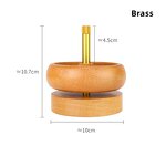 Beading Bowl Supplier - Beech Resin Double Layer Turning Bowl