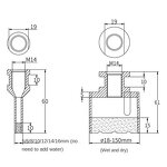 Diamond Hole Drill Supplier - M14 Brazing Granite Marble Bit