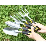 Garden Tool Set Supplier - 5 Pcs Hand Trowel Rake Cultivator