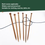 Sweater Needle Manufacturer - Carbonized Single Head Bamboo Stick