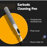 Wireless Earbuds Cleaner Factory - Double Head Cleaning Brush Pen
