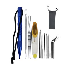 Paracord Fid Set Factory - 12 Pack Marlin Spike Lacing Needles