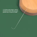 Beading Needle Supplier - Big Eye Curved Stainless Steel Needle