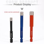 Diamond Hole Opener Factory - Hex Shank Brazing Tile Drill Bit