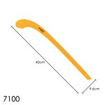 Water Pattern Ruler Factory - Yellow Frosted Hydrological Curve