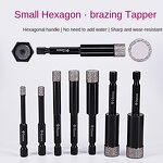 Diamond Hole Opener Factory - Hex Shank Brazing Tile Drill Bit