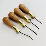 Stitching Awl Needle Set Factory - 4Pcs Professional Hook Needles
