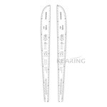 Curve Printing Ruler Factory - 8-piece FCS-KIT Design Tool Set