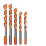 Triangle Drill Bit Set Factory - 5Pcs Multifunction Punching Tool