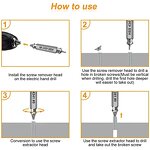 Stripped Screw Extractor Supplier - 6 Pcs HSS High Speed Steel Set