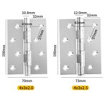 Flat Hinge Supplier - Stainless Steel 4 Inch Mute Hinge