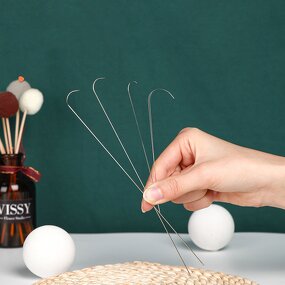 Beading Needle Supplier - Big Eye Curved Stainless Steel Needle