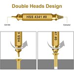 Stripped Screw Extractor Supplier - 6 Pcs HSS High Speed Steel Set