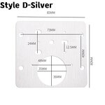 Hinge Repair Plate Factory - Stainless Steel Cabinet Door Fixing