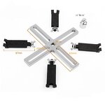 Fuel Pump Wrench Supplier - Adjustable 4 Jaw Lid Removal Tool