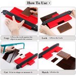 Contour Gauge Factory - 5/10 Inch Shape Multi-Angle Profile