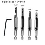 Self Centering Drill Bit Factory - HSS Hinge Drill Bit Spring Loaded