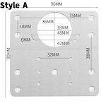 Hinge Repair Plate Factory - Stainless Steel Cabinet Door Fixing