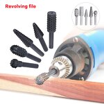 Rasp File Drill Bit Supplier - 5pcs Rotary Burr Wood Carving Set