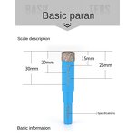 Dry Drilling Bit Factory - Brazed Diamond for Stone Ceramic Tile