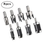 Wood Plug Cutter Set Supplier - 8pcs Core Drill Bits Cork Tool