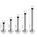 Door Stop Supplier - Stainless Steel Non-perforated Rubber Stopper