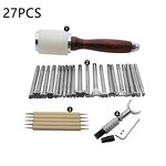 Leather Tool Set Factory - 27 PCS Saddle Making Stamps