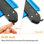 Contour Gauge Factory - 5/10 Inch Shape Multi-Angle Profile