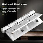 Flat Hinge Supplier - Stainless Steel 4 Inch Mute Hinge