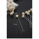Wool Dauber Factory - 100 Pcs Metal Handle Dye Applicator